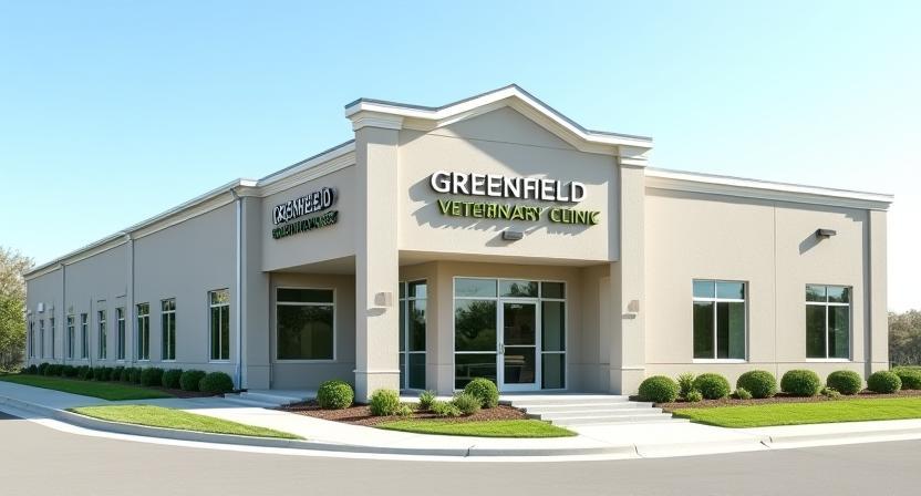 Exterior of Greenfield Veterinary Clinic in Bristol